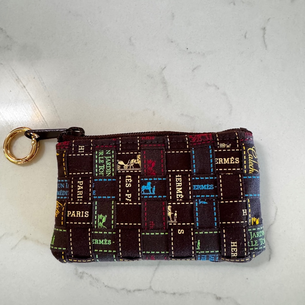 Hermes Bolduc Ribbon keychain